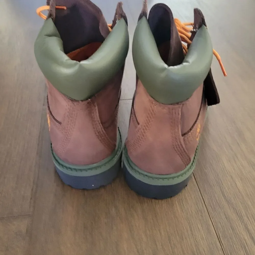 Timberland Premium Nubuck 6-Inch Waterproof Boots New Boys aize 2